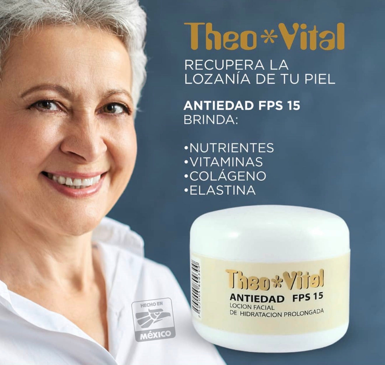 ANTIEDAD FPS15 - loción facial de hidratación prolongada
