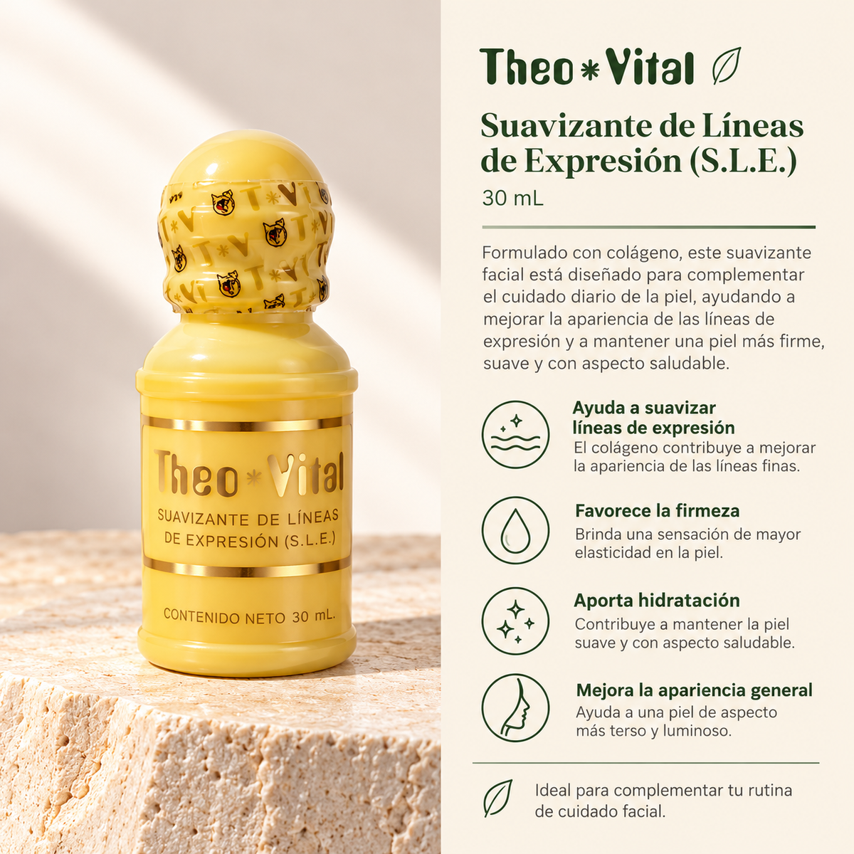 Suavizante de Lineas de Expresion Colágeno