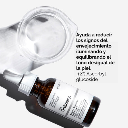 Ascorbyl Glucoside Solution 12% - Sérum Vitamina C Estabilizada, iluminador y antioxidante - 30 ml