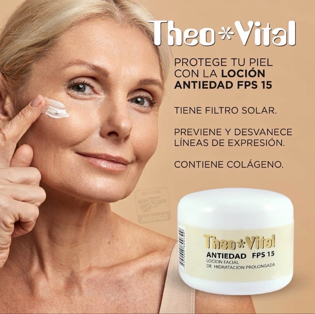 ANTIEDAD FPS15 - loción facial de hidratación prolongada