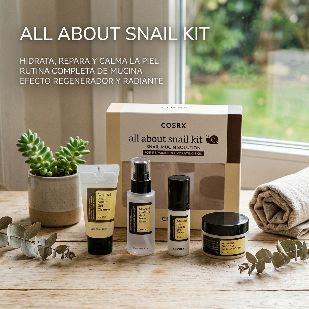 All About Snail Kit - 4 pasos