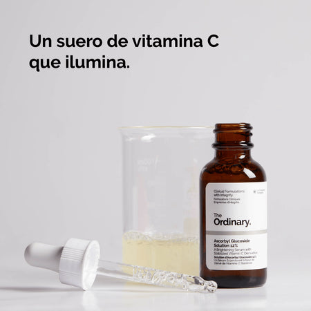 Ascorbyl Glucoside Solution 12% - Sérum Vitamina C Estabilizada, iluminador y antioxidante - 30 ml