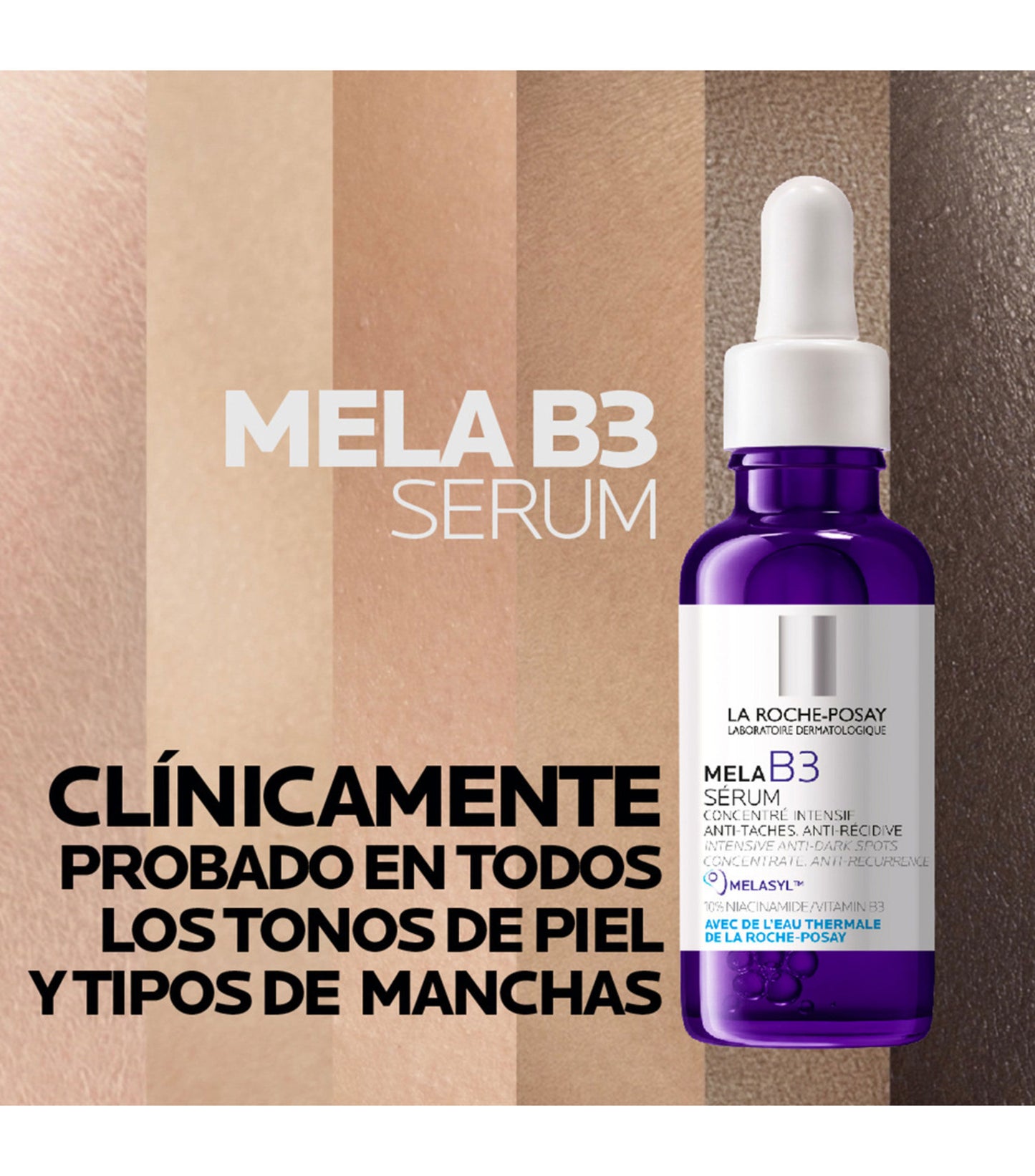 La Roche-Posay Sérum Mela B3 Anti-manchas y antienvejecimiento para piel sensible 30 ml