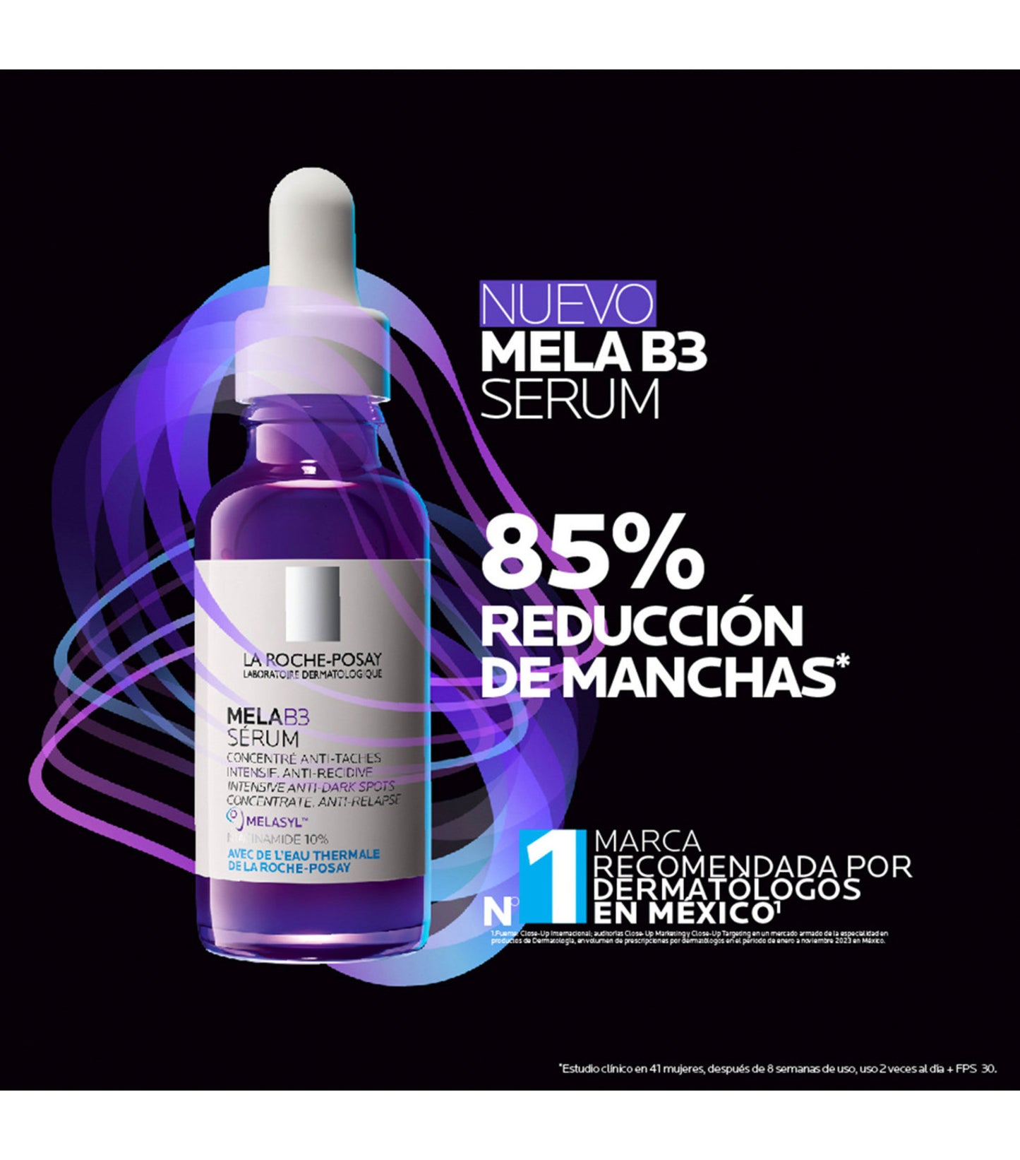 La Roche-Posay Sérum Mela B3 Anti-manchas y antienvejecimiento para piel sensible 30 ml